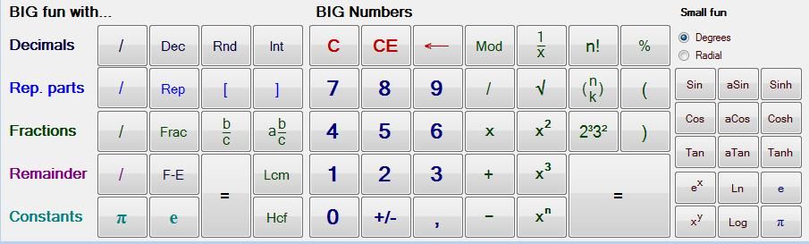 Heavy Duty Calculator